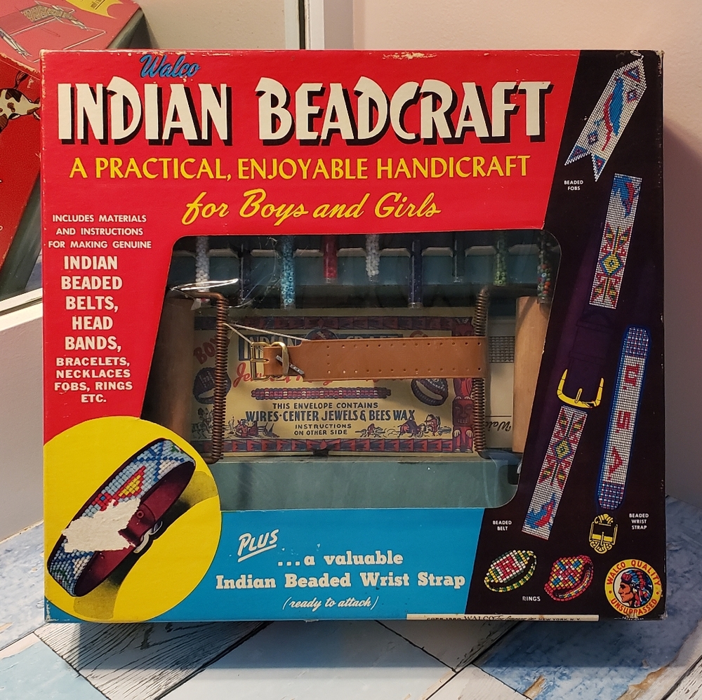 Vintage 1960 Walco Indian Beadcraft